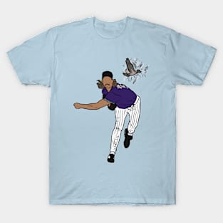 Randy Johnson Hits The Bird T-Shirt